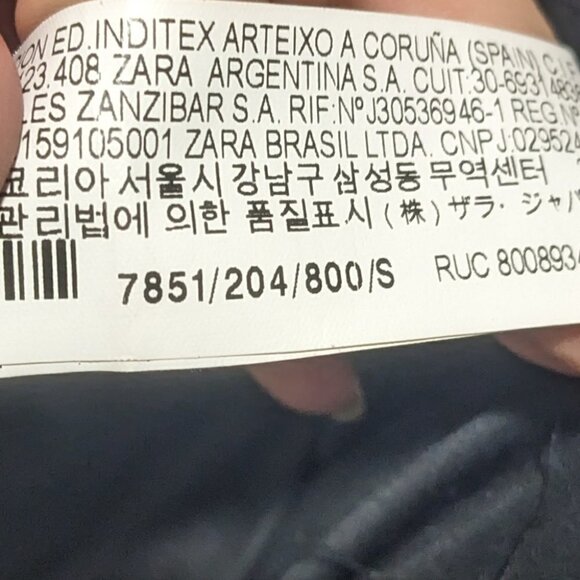 ZARA | Textured Mini Dress in Black - Picture 9 of 10